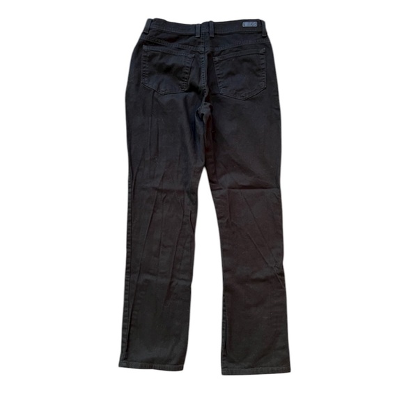 Gloria Vanderbilt Jeans - Black Straight Leg High Rise - 10 - Picture 2 of 10